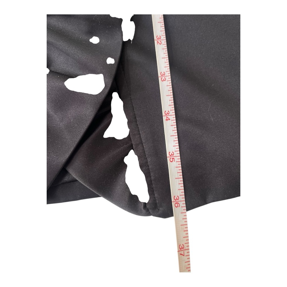 White House Black Market Black Trench Coat Size 00 - Picture 7 of 15